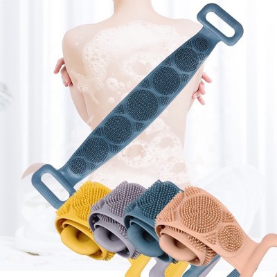 OEM ODM Skin Clean Skin Soft and Stiff Bristles Bath Silicone Body Shower Brush Back Scrubber